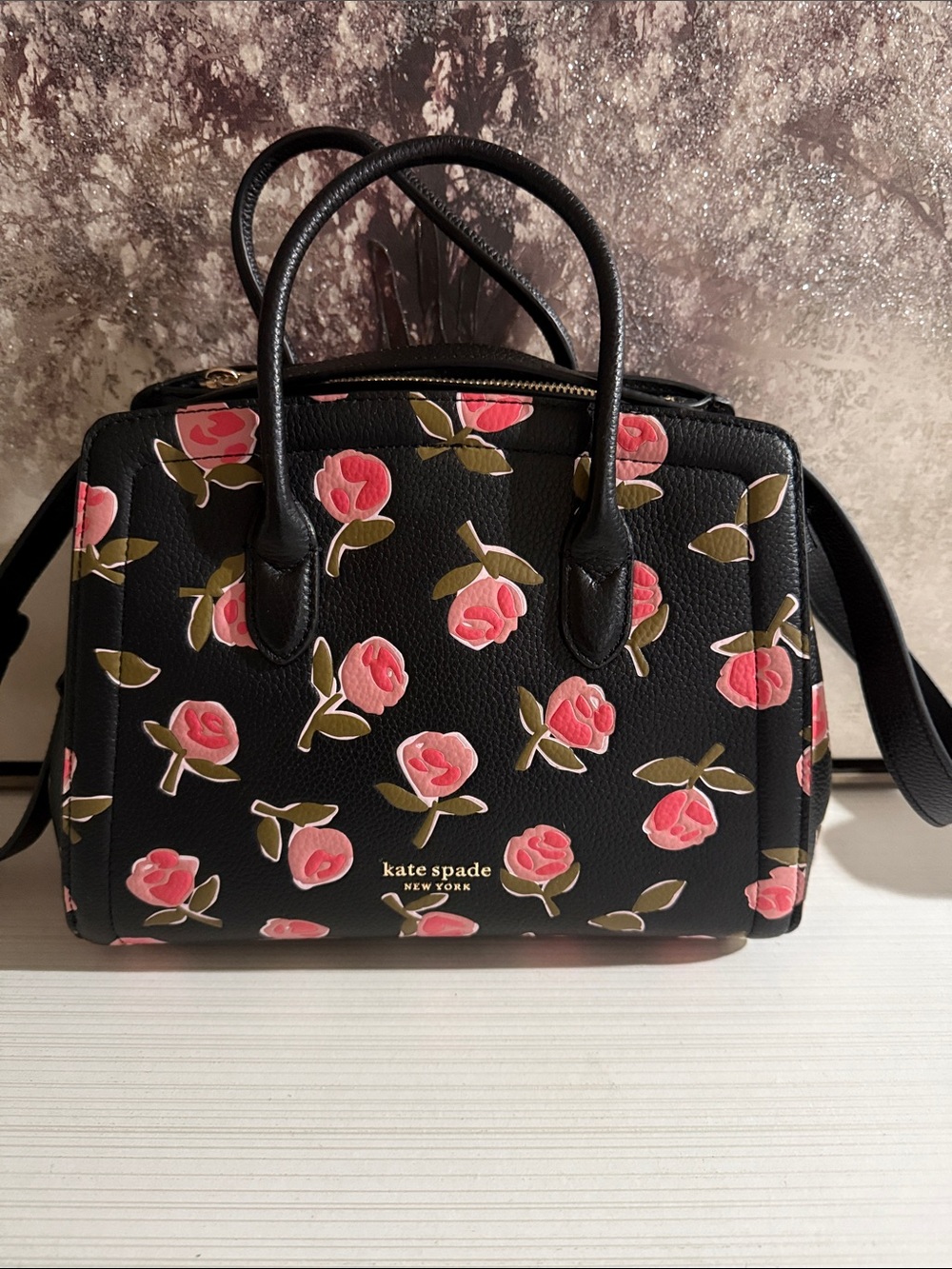 Kate Spade Knott Ditsy Rose Medium Satchel